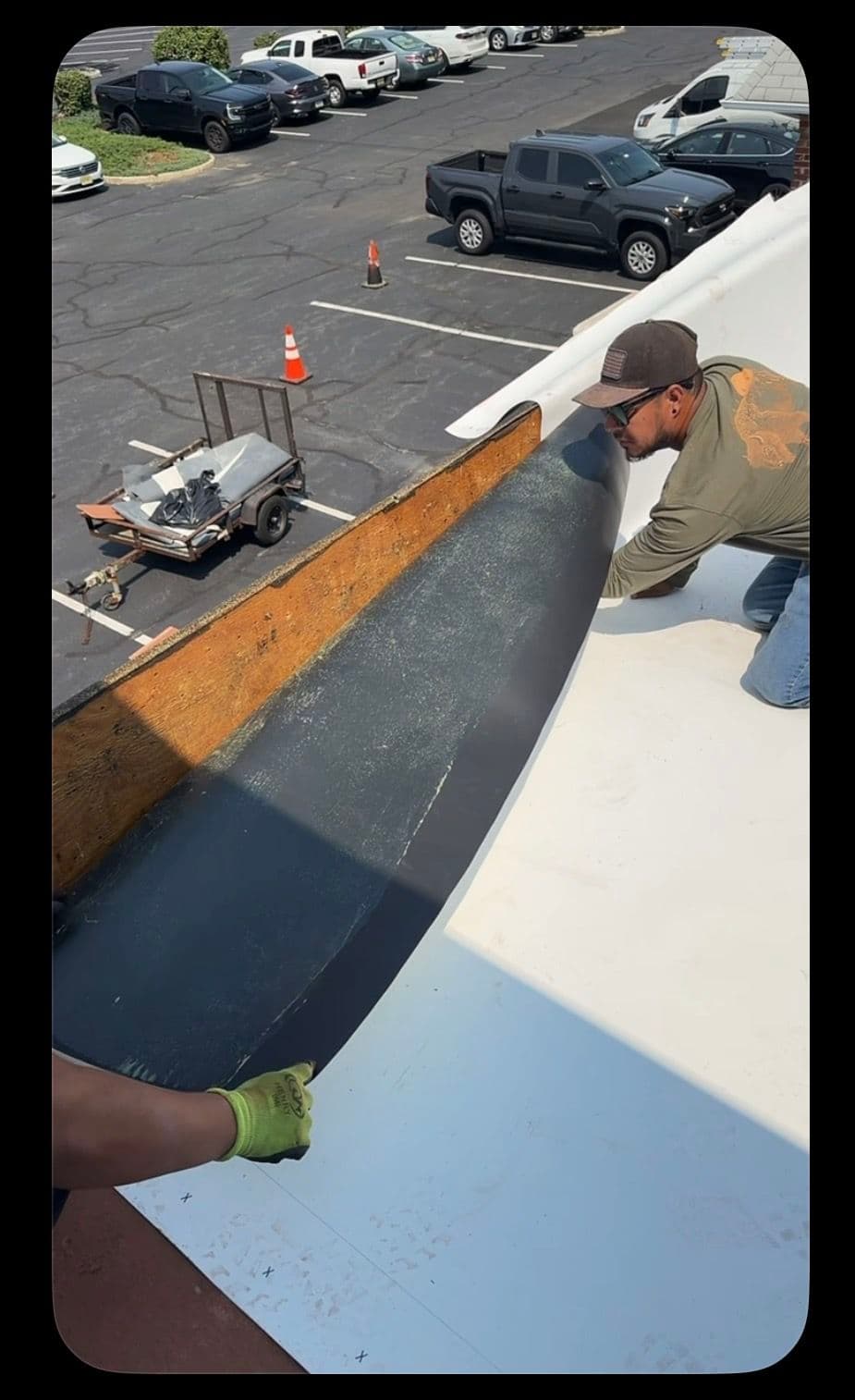 TPO Install on a Commercial Flat Roof Done Right