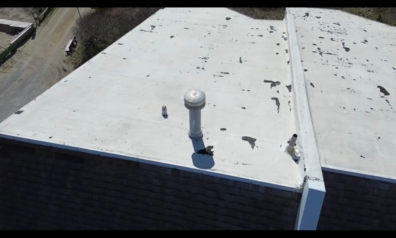 Flat Roof Silicone Coating Job in Brigantine image