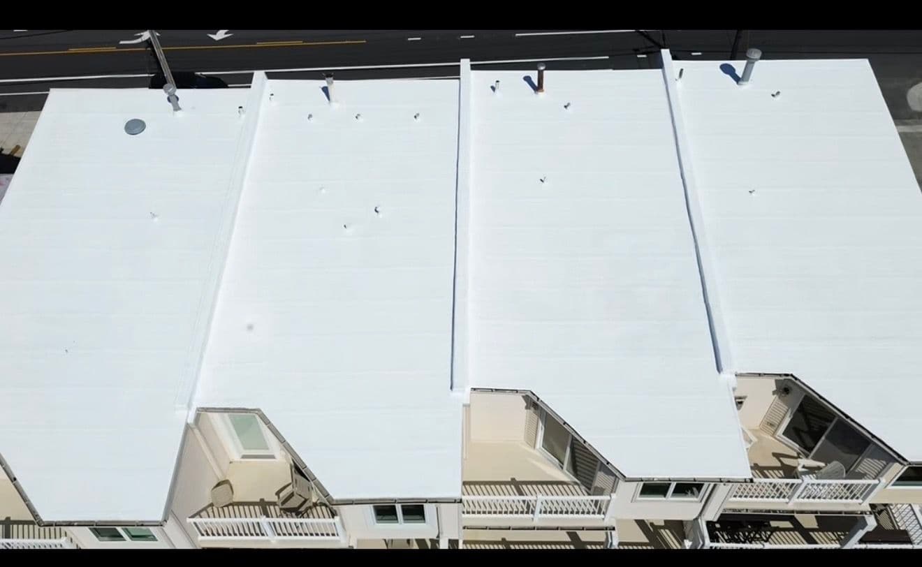 Gallery photos for Flat Roof Silicone Coating Job in Brigantine: Image #3