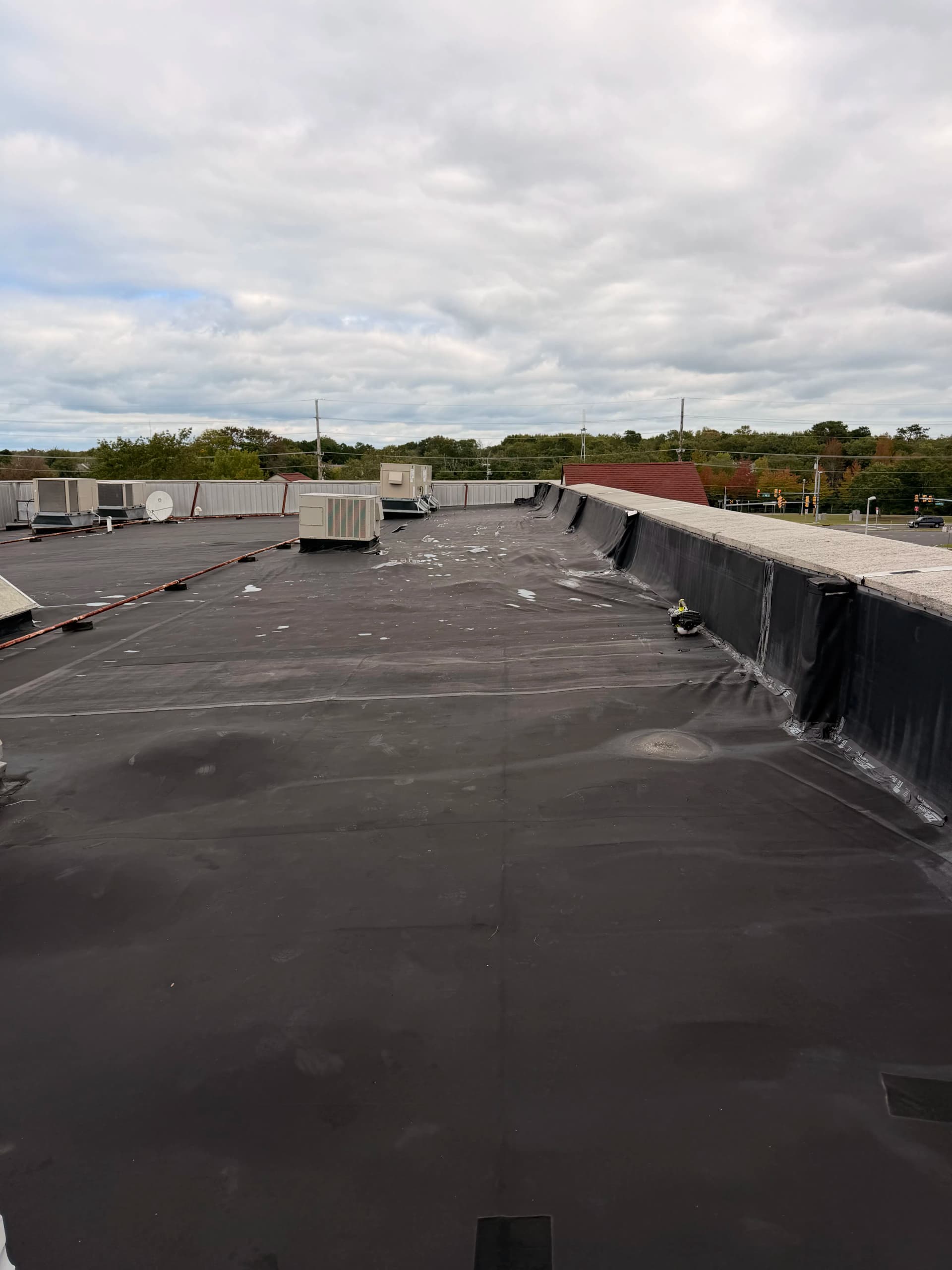 Gallery photos for Commercial Flat Roof Installation Underway in Manahawkin: Image #2