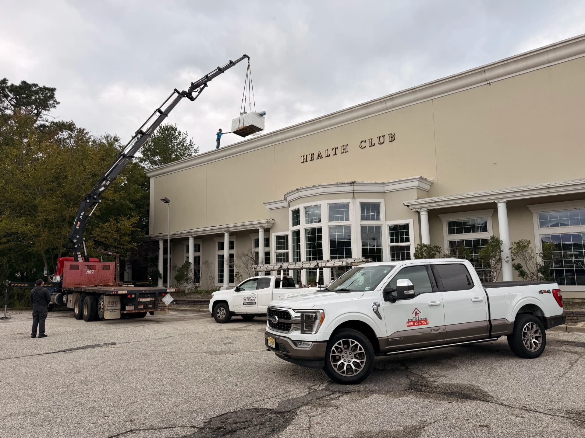 Gallery photos for Large-Scale Commercial Flat Roof Overhaul at a Health Club: Image #1