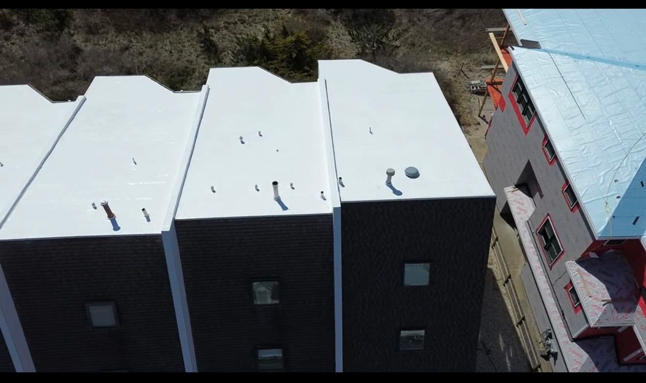 Gallery photos for Flat Roof Silicone Coating Job in Brigantine: Image #2