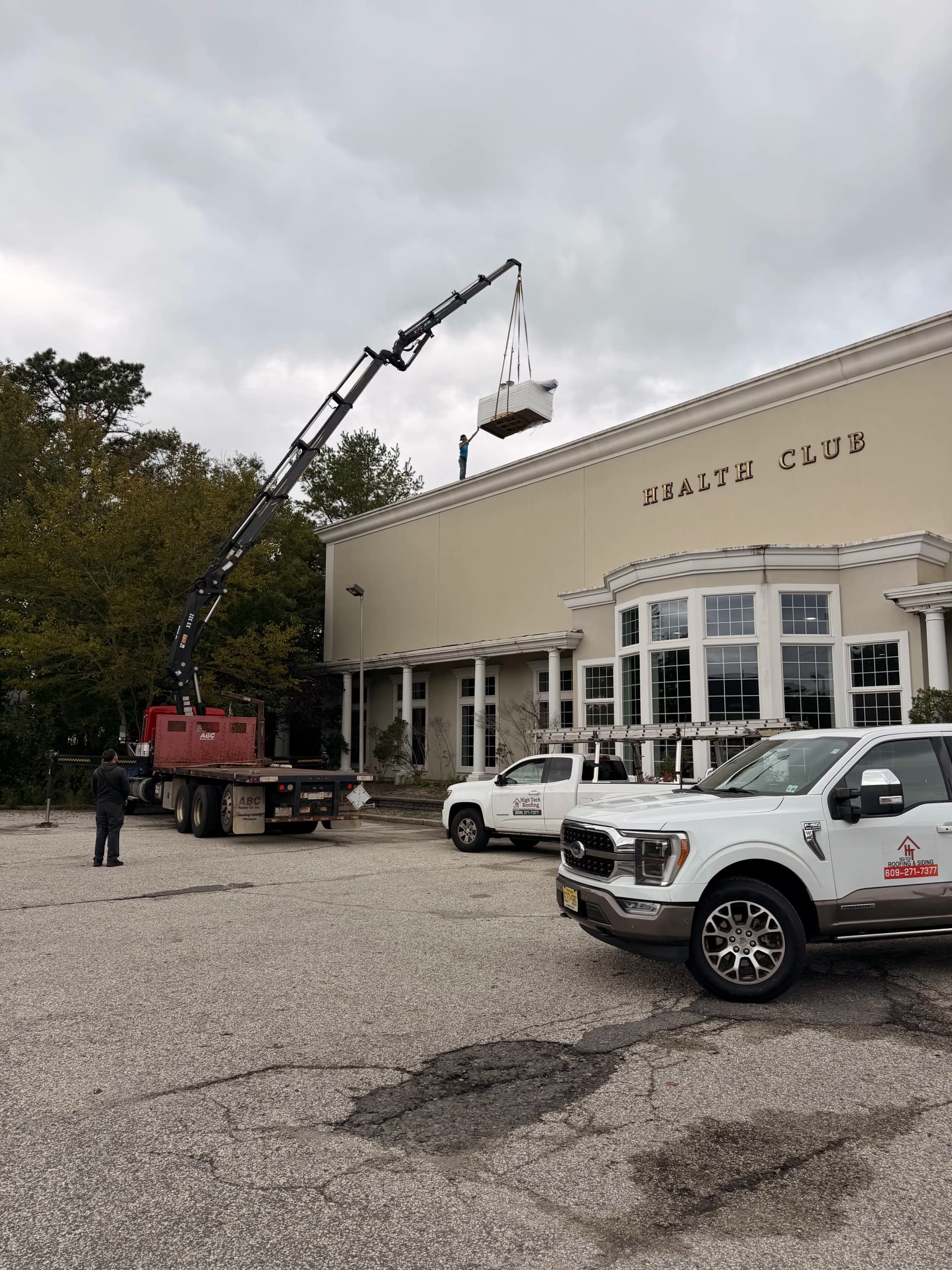 Gallery photos for Commercial Flat Roof Installation Underway in Manahawkin: Image #3