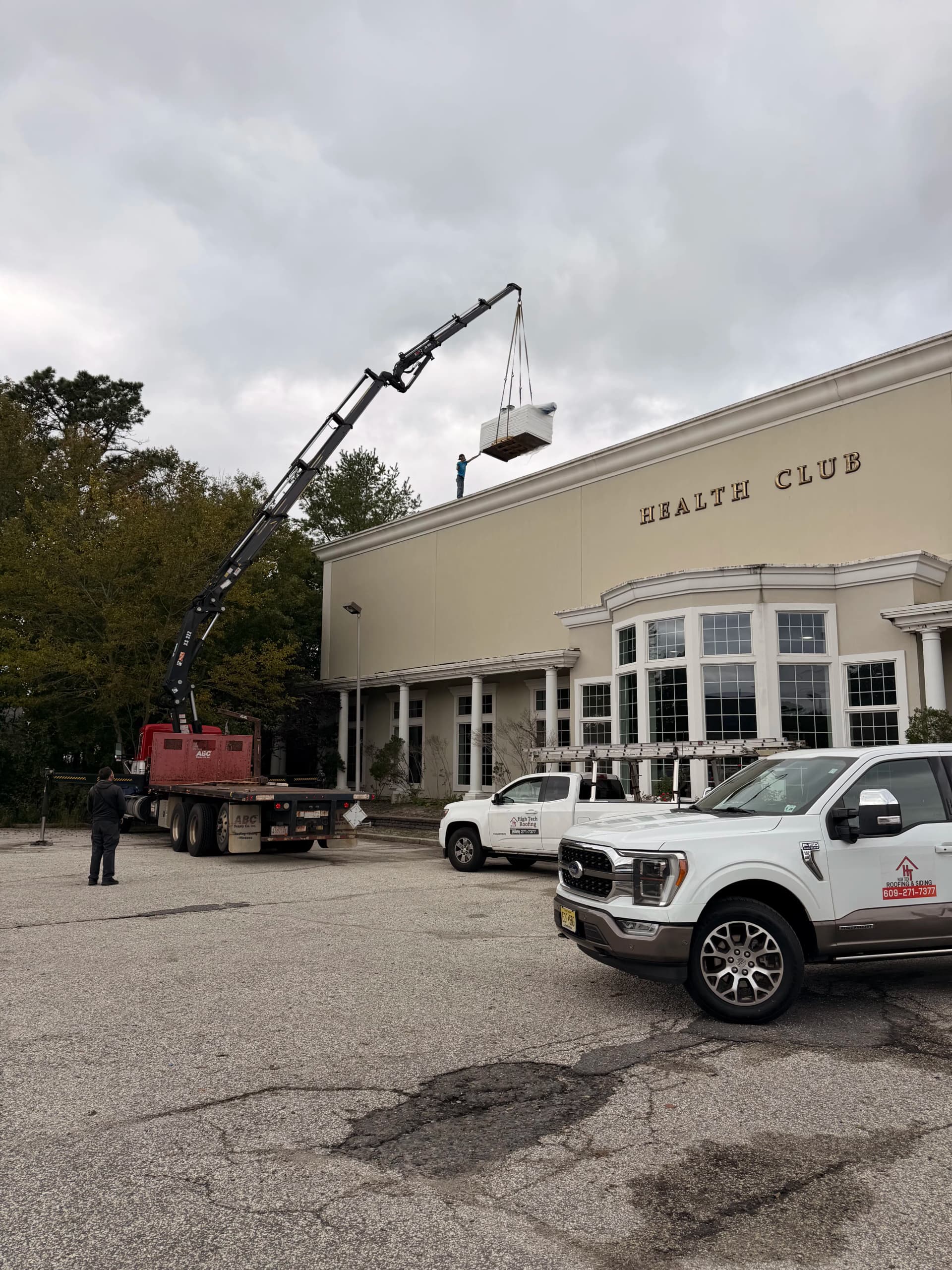 Commercial Flat Roof Installation Underway in Manahawkin image