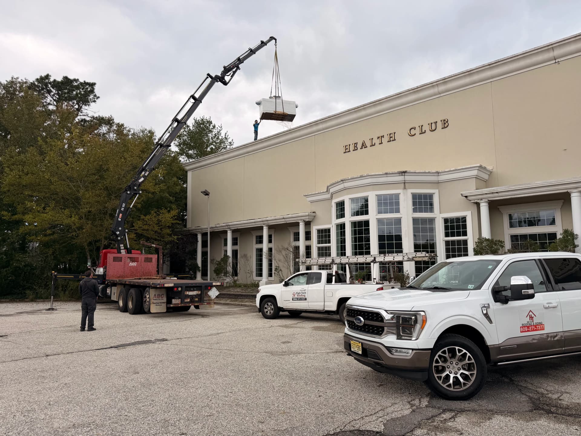 Large-Scale Commercial Flat Roof Overhaul at a Health Club image