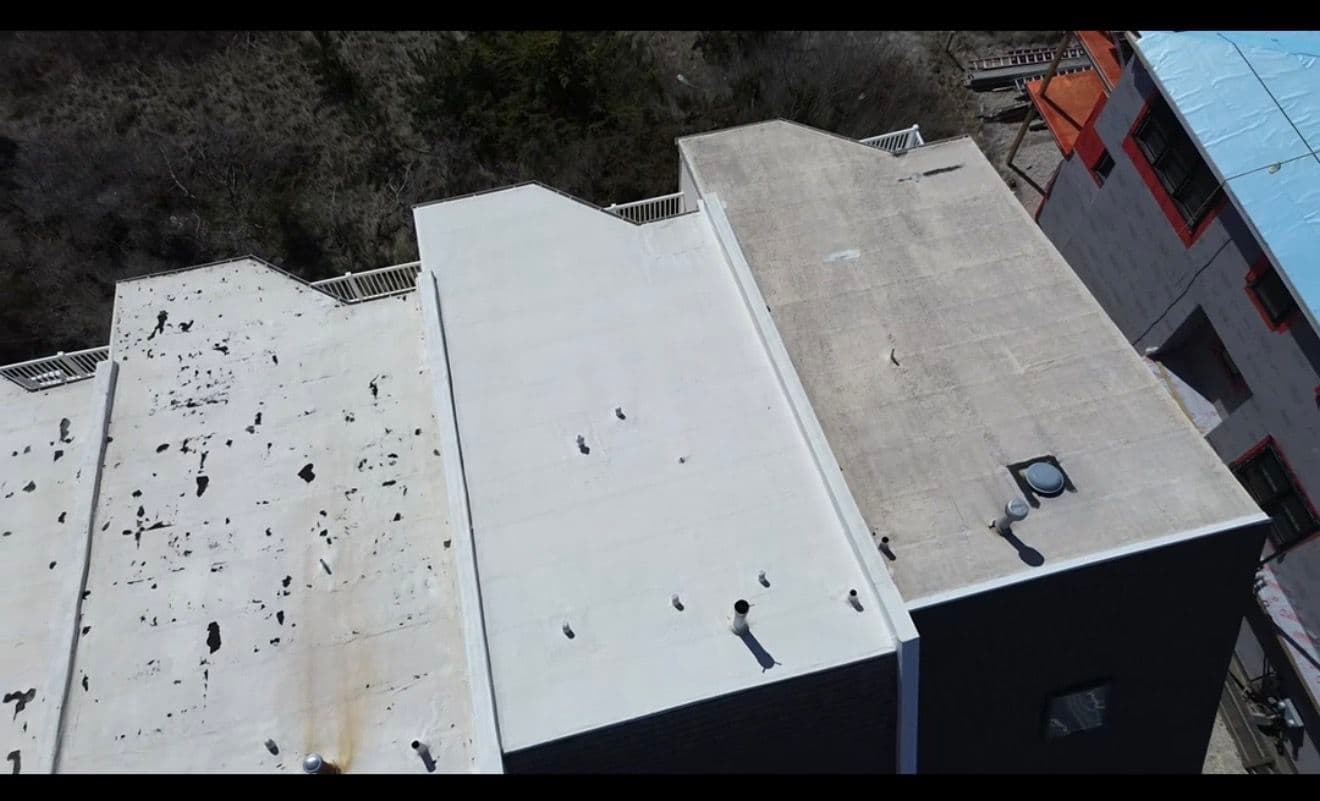 Gallery photos for Flat Roof Silicone Coating Job in Brigantine: Image #1