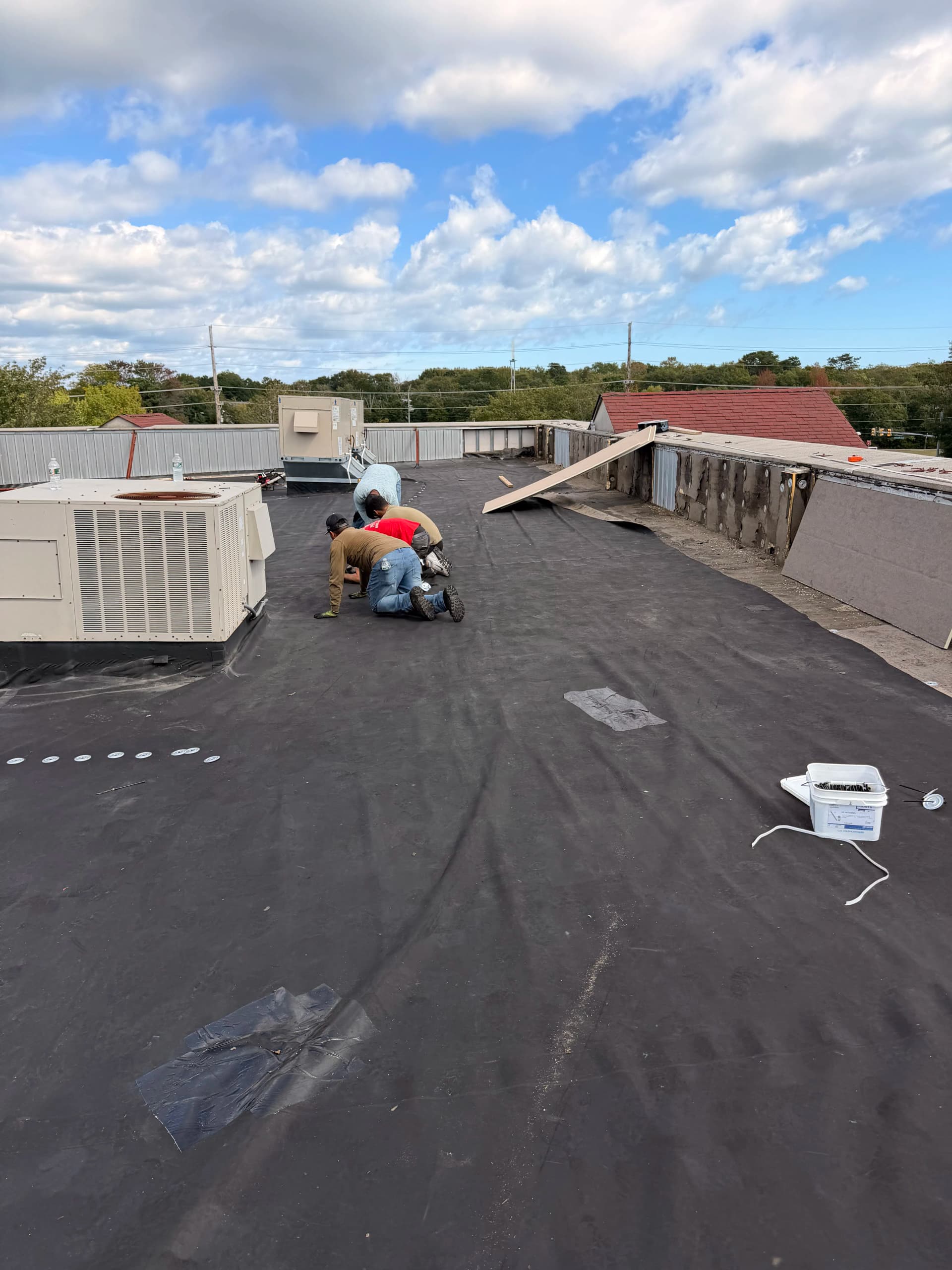 Gallery photos for Storm Damage Roof Repair Done Right on This Commercial Flat Roof: Image #3