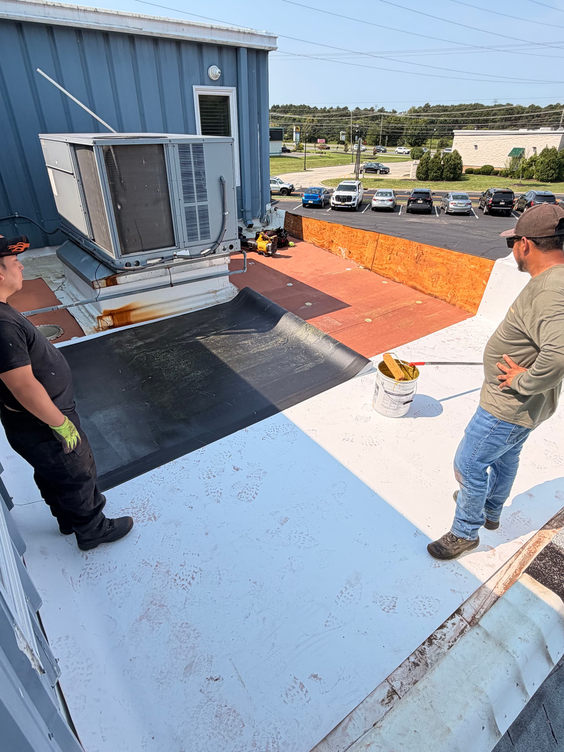 TPO Install on a Commercial Flat Roof Done Right